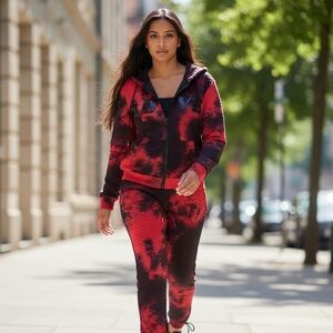 Red and Black Women's Jumpsuit